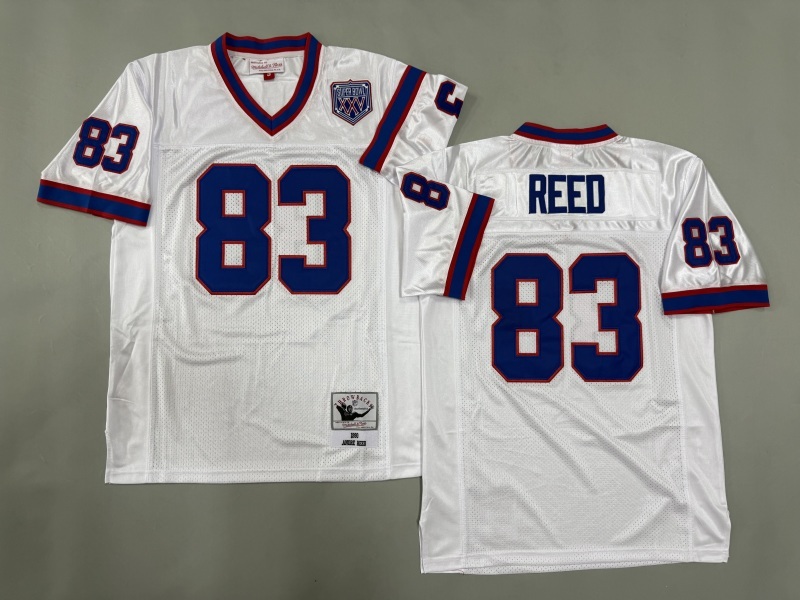 Men 2025 Buffalo Bills #83 Reed white Throwback Limited NFL Jersey style 001->buffalo bills->NFL Jersey
